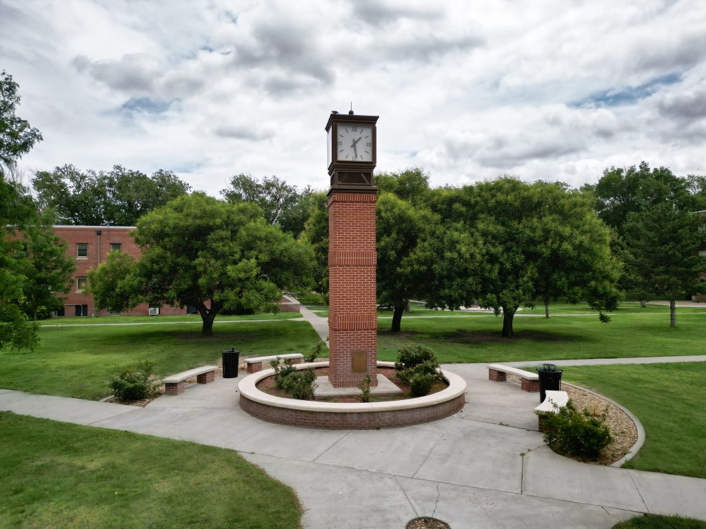 Oklahoma Panhandle State University clock tower